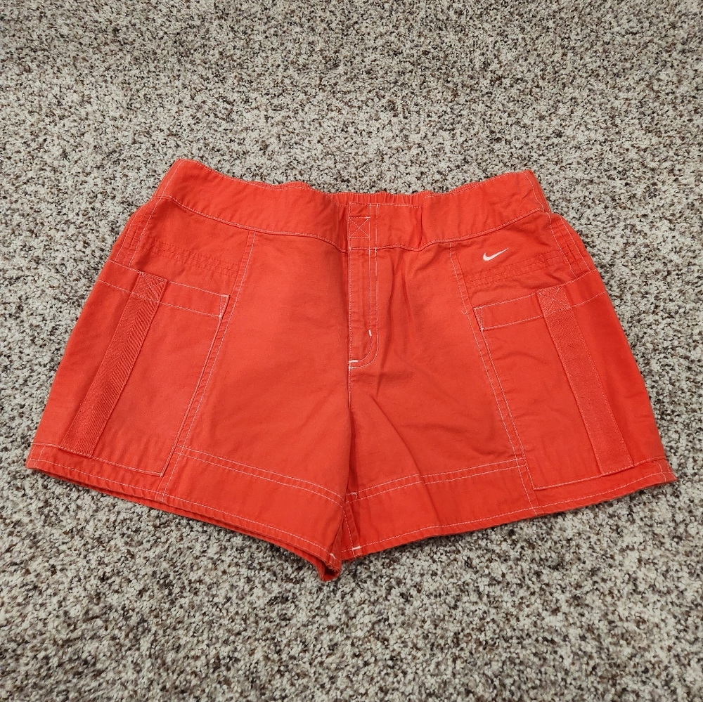 Nike Orange Cargo Shorts Size S (4-6)